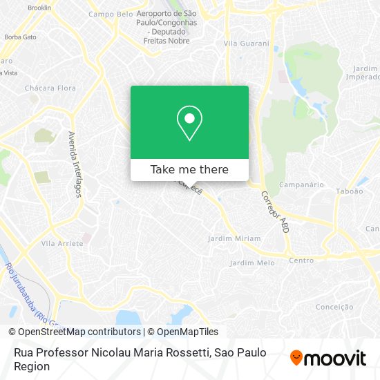 Rua Professor Nicolau Maria Rossetti map