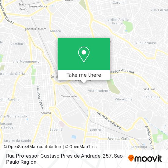 Rua Professor Gustavo Pires de Andrade, 257 map