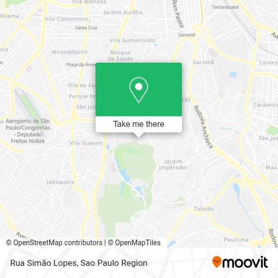 Rua Simão Lopes map