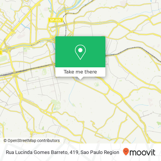 Rua Lucinda Gomes Barreto, 419 map