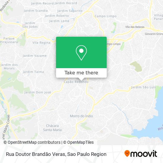 Rua Doutor Brandão Veras map