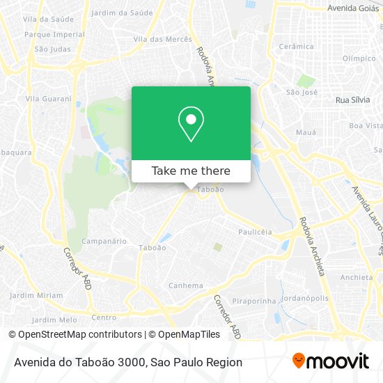 Avenida do Taboão 3000 map