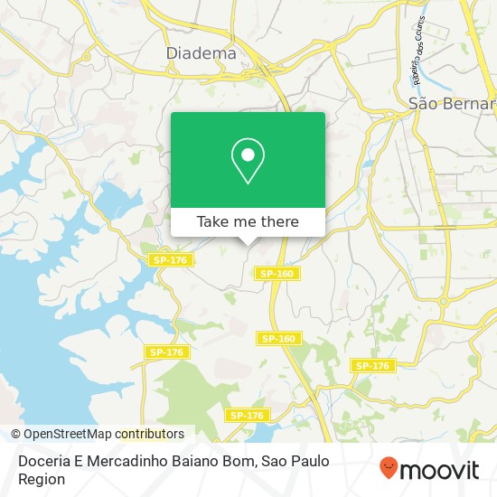 Mapa Doceria E Mercadinho Baiano Bom