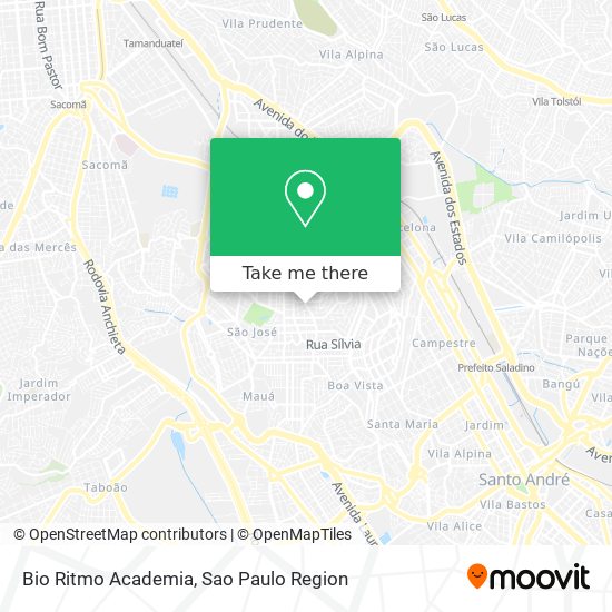 Bio Ritmo Academia map