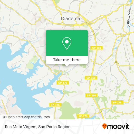 Rua Mata Virgem map