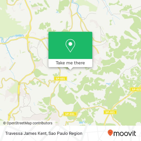 Travessa James Kent map