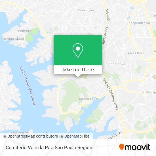 Cemitério Vale da Paz map