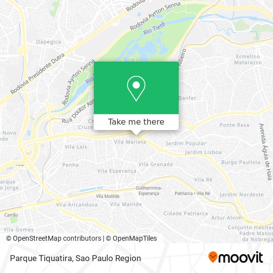 Mapa Parque Tiquatira