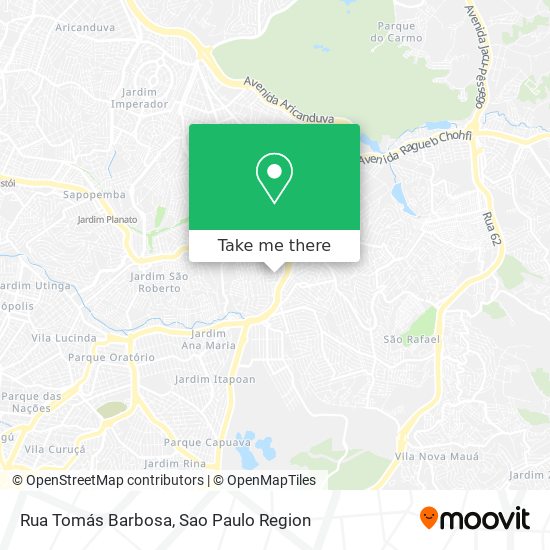 Rua Tomás Barbosa map