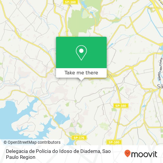 Delegacia de Polícia do Idoso de Diadema map