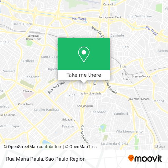 Rua Maria Paula map
