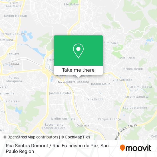 Mapa Rua Santos Dumont / Rua Francisco da Paz