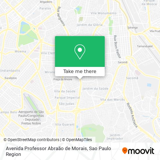 Mapa Avenida Professor Abraão de Morais