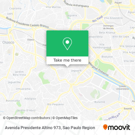 Mapa Avenida Presidente Altíno 973