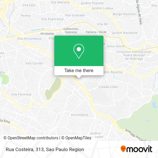 Rua Costeira, 313 map