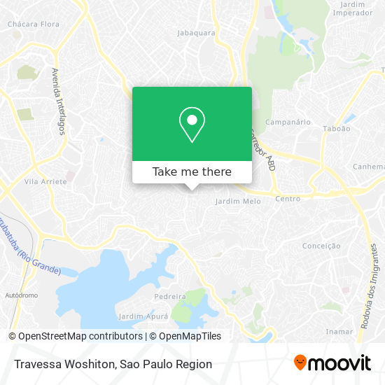 Travessa Woshiton map