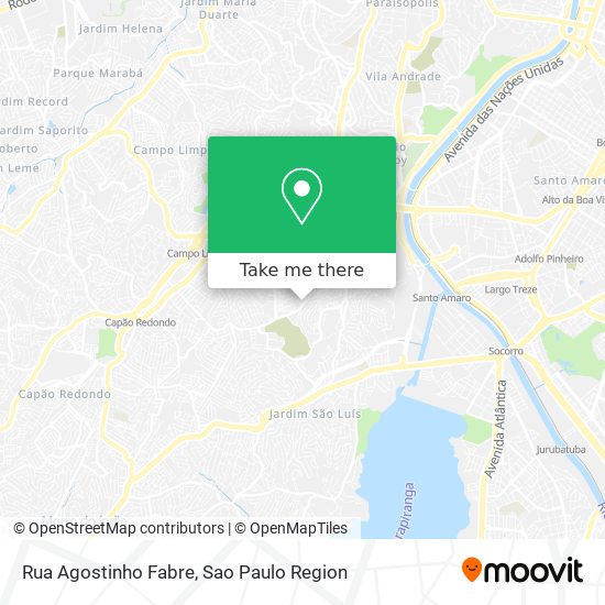 Rua Agostinho Fabre map