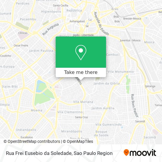 Rua Frei Eusebio da Soledade map