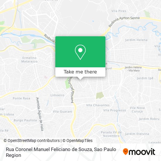 Rua Coronel Manuel Feliciano de Souza map