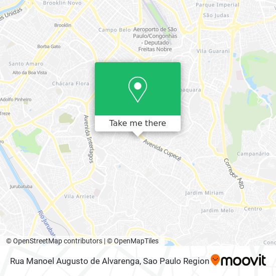 Mapa Rua Manoel Augusto de Alvarenga