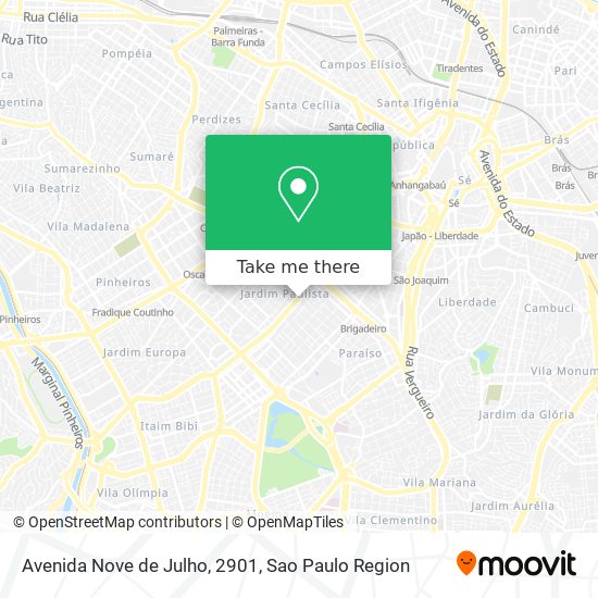 Avenida Nove de Julho, 2901 map