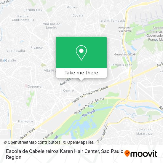 Escola de Cabeleireiros Karen Hair Center map