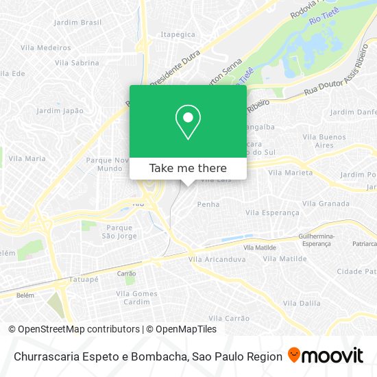 Churrascaria Espeto e Bombacha map