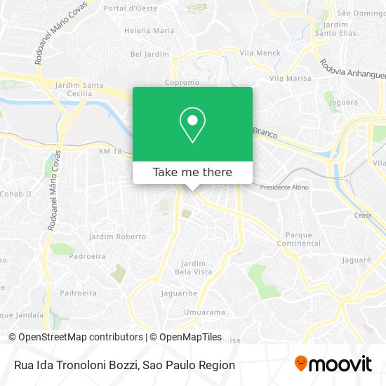 Rua Ida Tronoloni Bozzi map