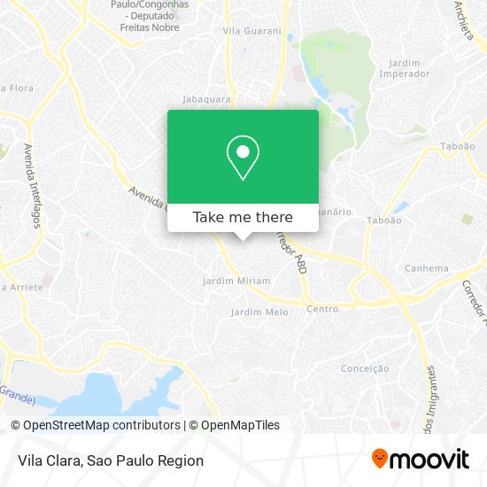 Vila Clara map