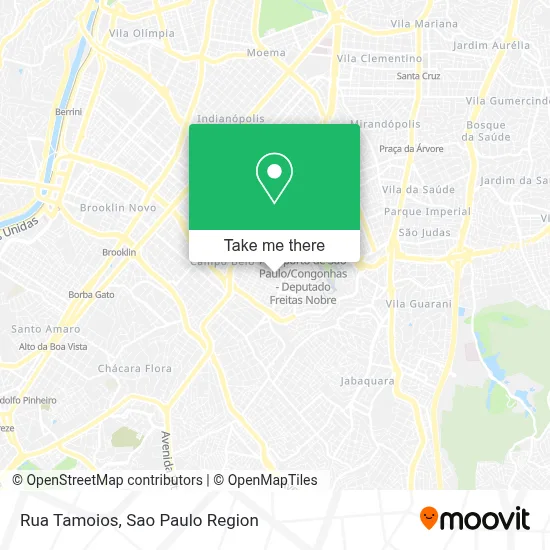 Rua Tamoios map
