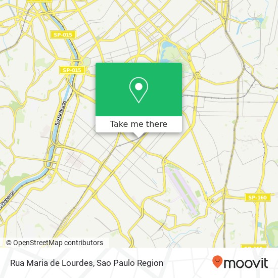 Rua Maria de Lourdes map