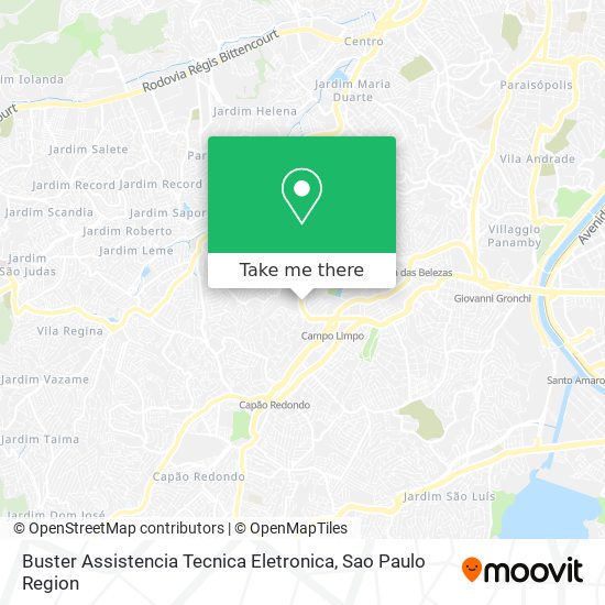 Mapa Buster Assistencia Tecnica Eletronica