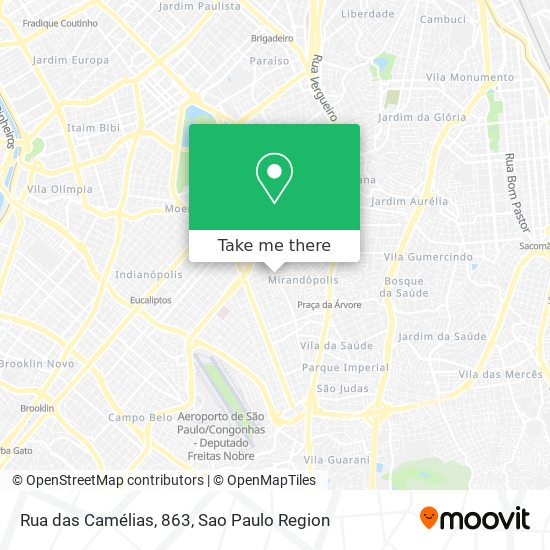 Rua das Camélias, 863 map