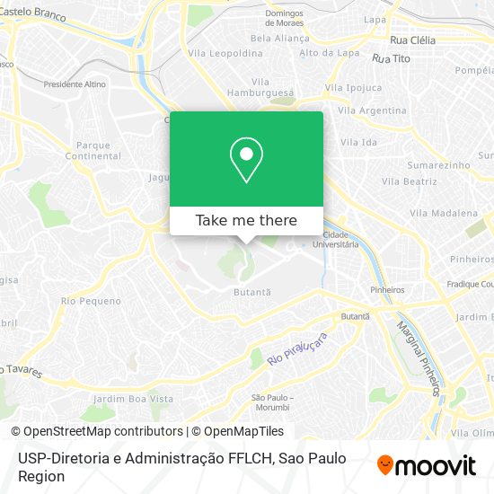 Mapa USP-Diretoria e Administração FFLCH