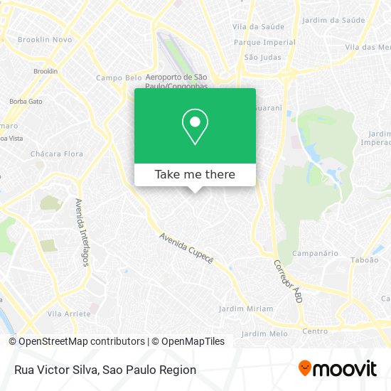 Mapa Rua Victor Silva