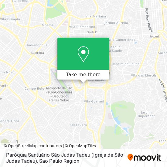 Paróquia Santuário São Judas Tadeu (Igreja de São Judas Tadeu) map