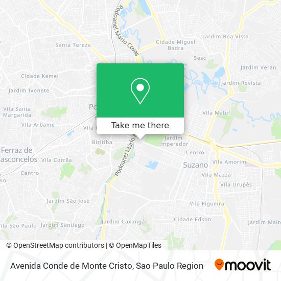 Avenida Conde de Monte Cristo map