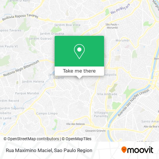 Rua Maximino Maciel map