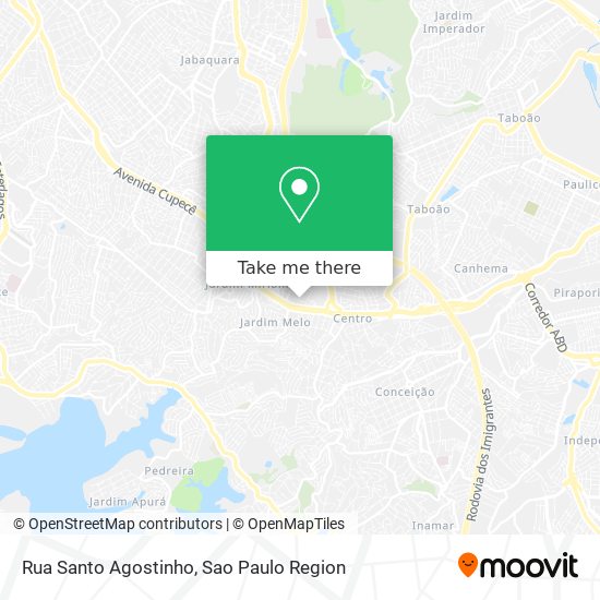 Rua Santo Agostinho map