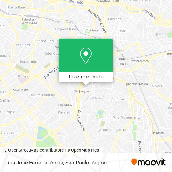 Rua José Ferreira Rocha map