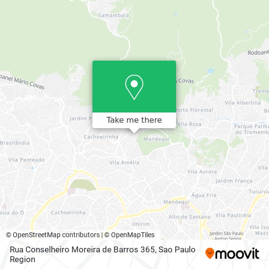 Rua Conselheiro Moreira de Barros 365 map