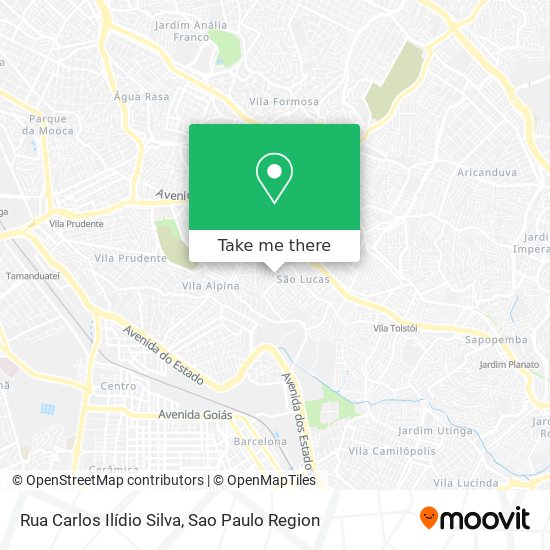 Mapa Rua Carlos Ilídio Silva