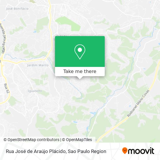 Rua José de Araújo Plácido map