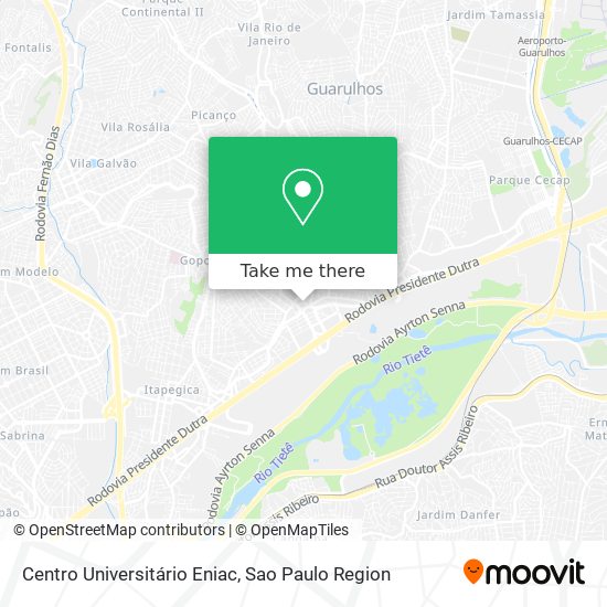 Centro Universitário Eniac map