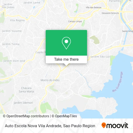 Auto Escola Nova Vila Andrade map