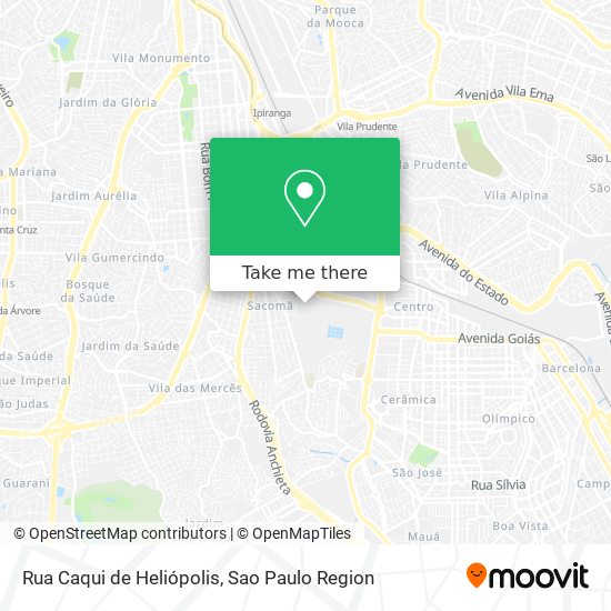 Rua Caqui de Heliópolis map