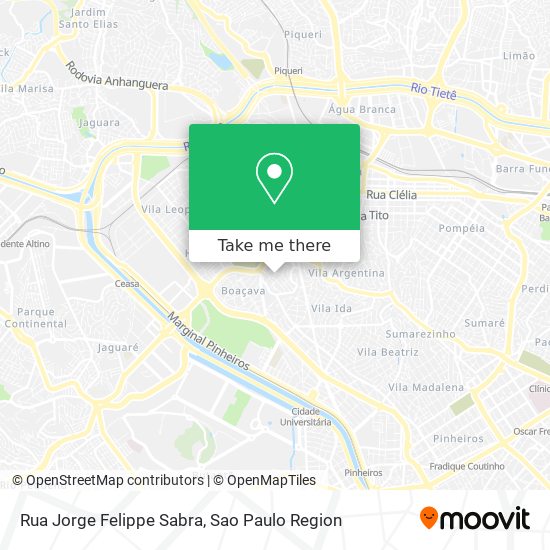 Rua Jorge Felippe Sabra map