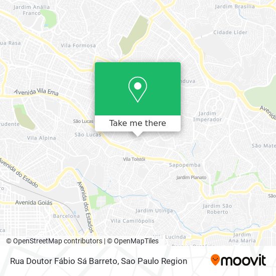 Rua Doutor Fábio Sá Barreto map