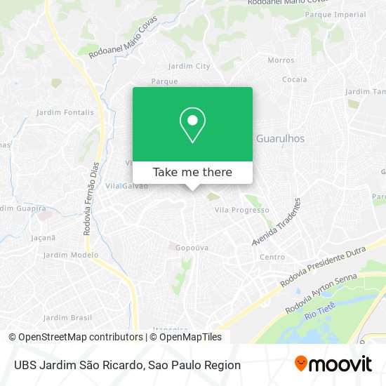 UBS Jardim São Ricardo map