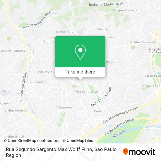 Rua Segundo Sargento Max Wolff Filho map